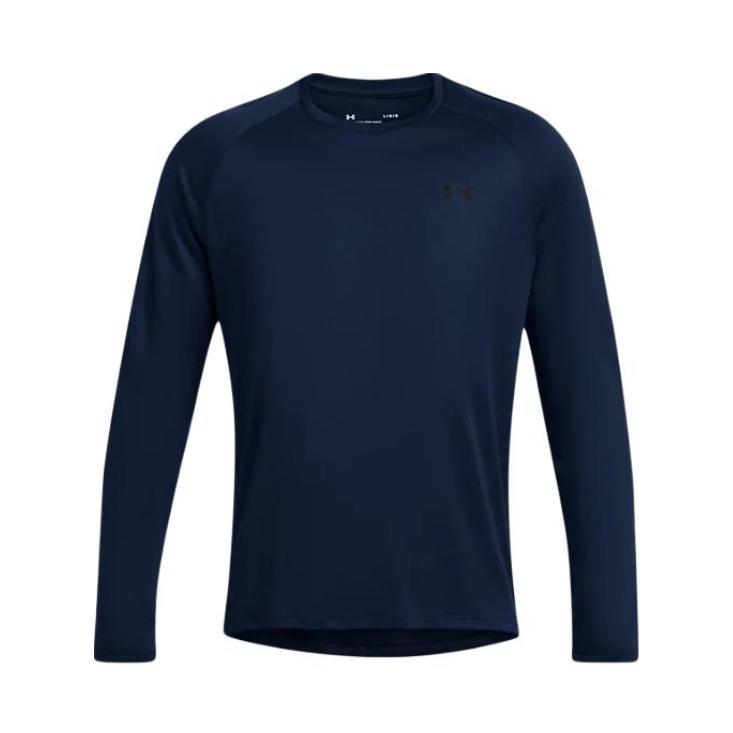 Under Armour Tech 2.0 健身训练速干插内搭肩排汗透气圆领长袖T恤 男女同款 1328496