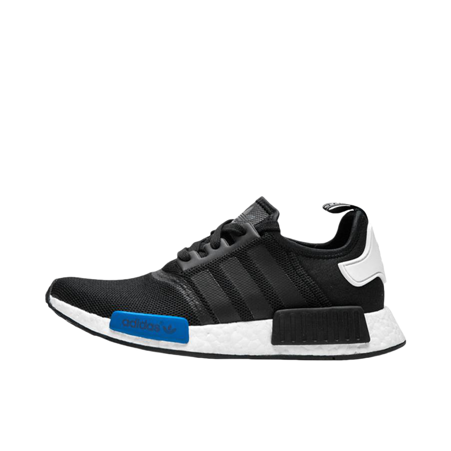 推荐商品：adidas Originals NMD R1 BOOST 织物 轻便透气 缓震 低帮 运动休闲鞋 Core Black Mesh 东京限定