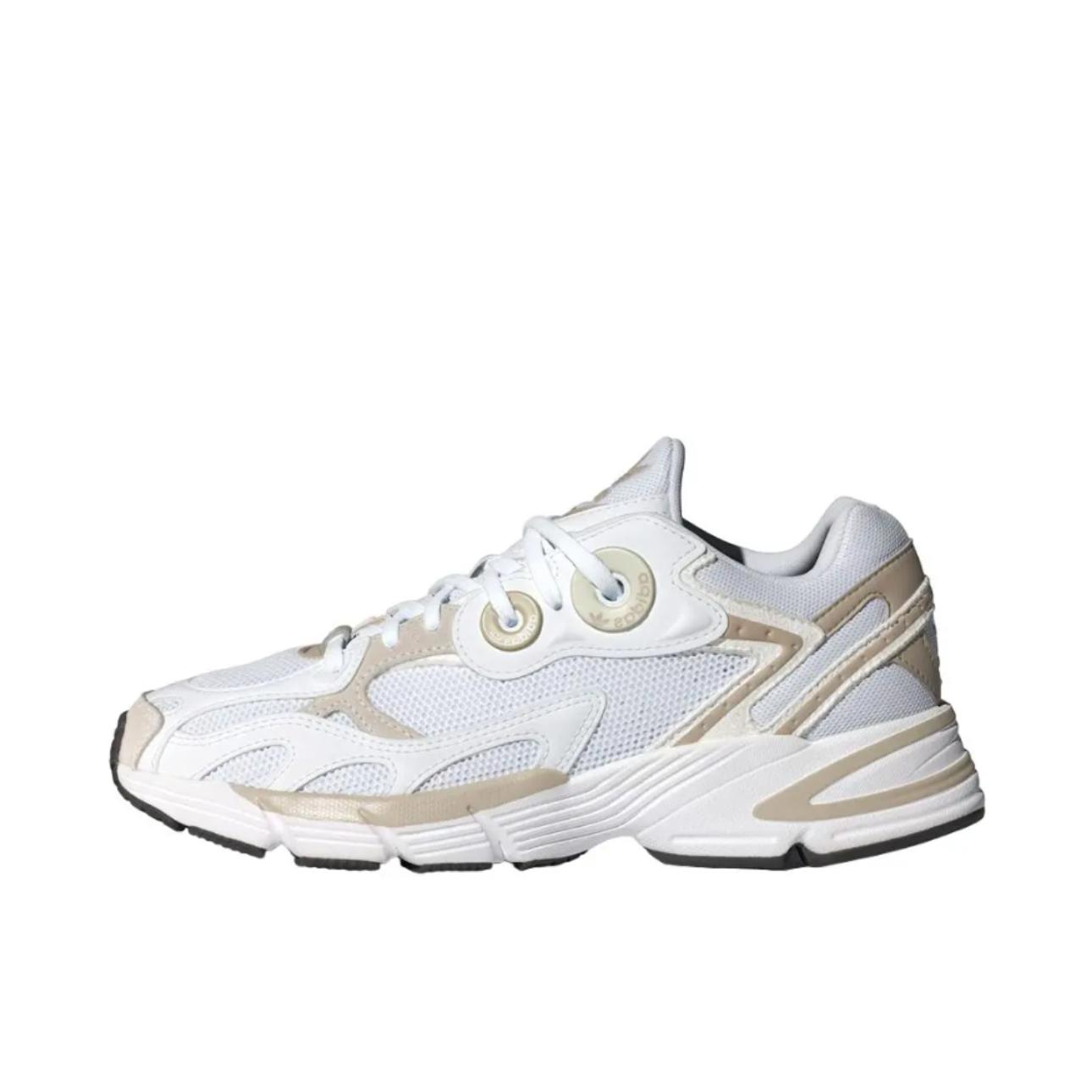 推荐商品：【jennie同款】adidas Originals Astir 防滑耐磨 网面透气 舒适 复古 运动休闲鞋 白色/浅棕色