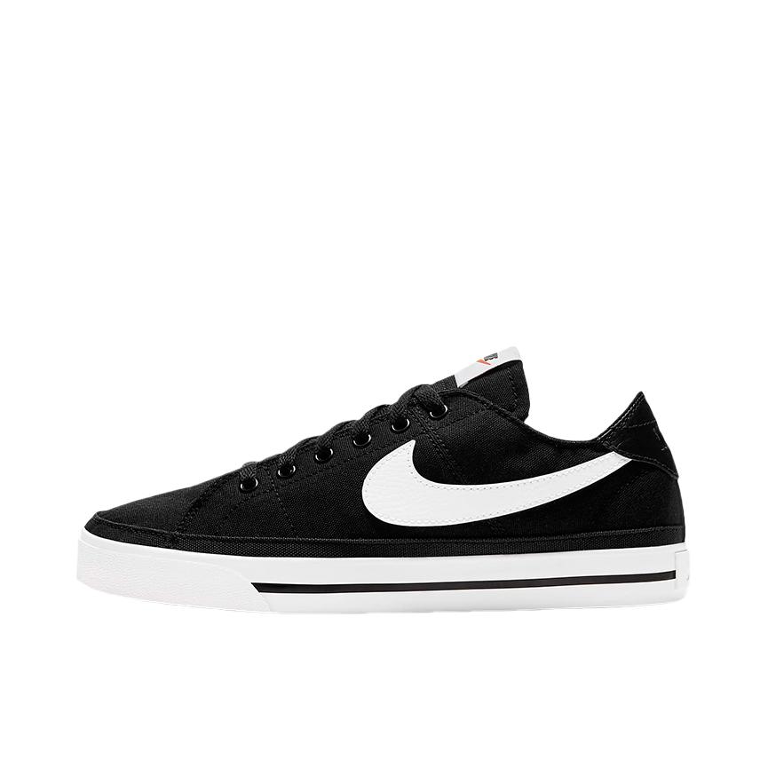 推荐商品：Nike Court Legacy 板鞋 复古舒适透气防滑耐磨休闲运动一脚蹬 黑白