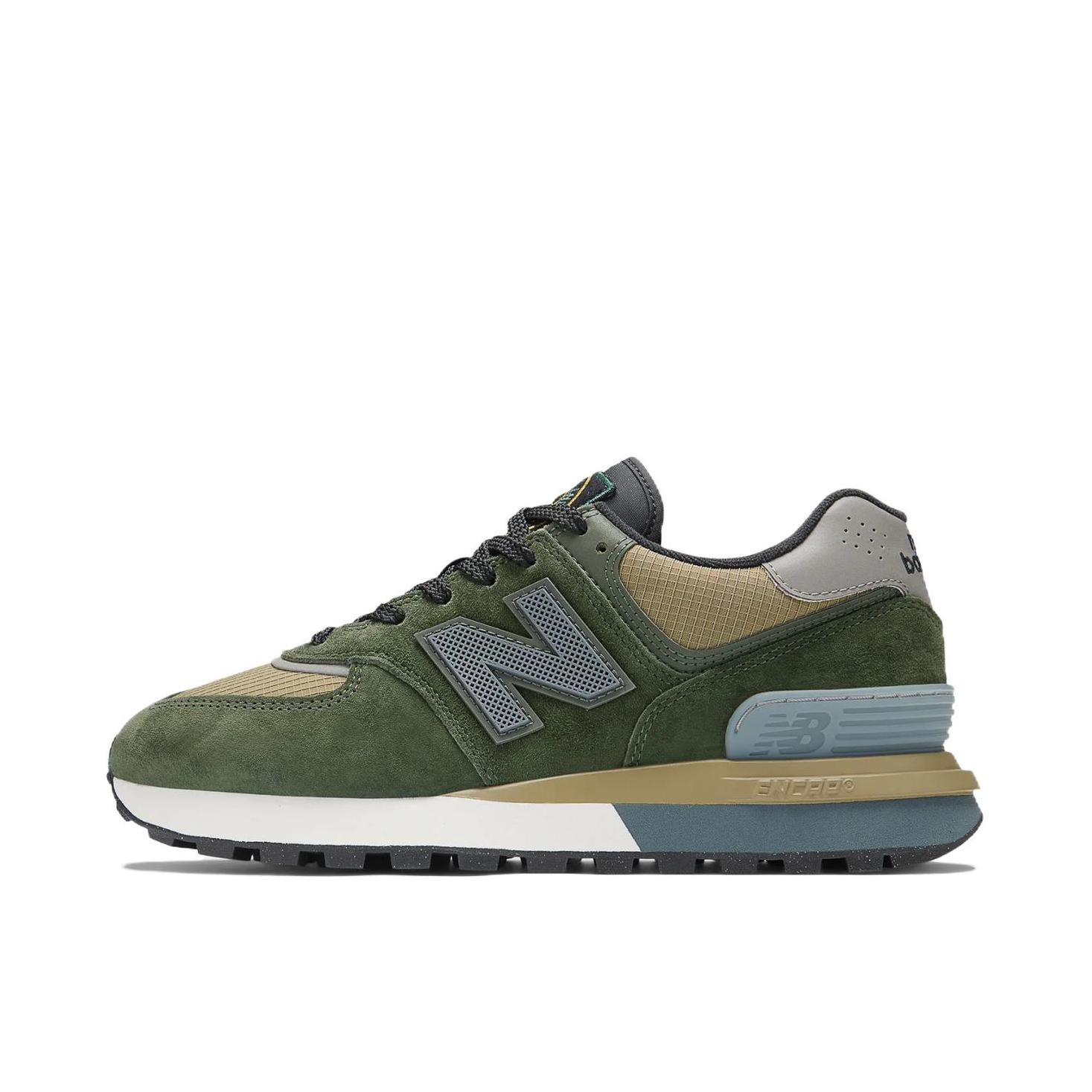 推荐商品：New Balance 574 运动休闲鞋 阿甘鞋 经典复古防滑耐磨缓震舒适透气时尚百搭轻便 STONE ISLAND联名/深绿色