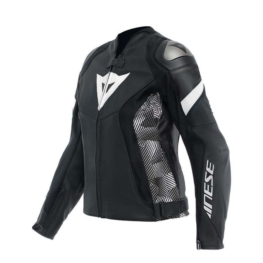 推荐商品：【夏之光同款】dainese DAINESE 贴身防摔防风耐磨机车骑行服 201533810 女款/黑拼白