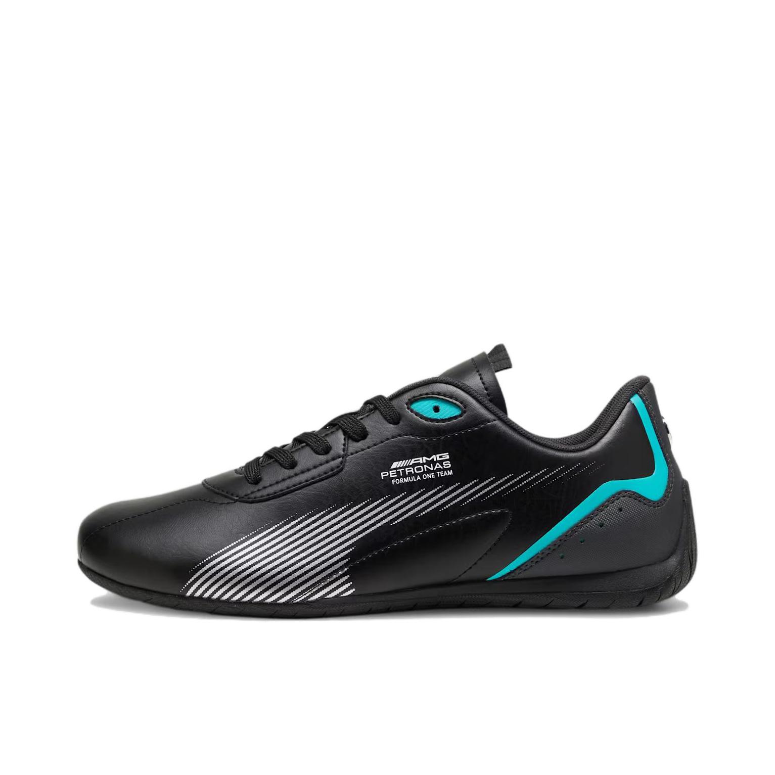 推荐商品：Puma/彪马 Mercedes Amg 减震 耐磨 低帮 平跟 系带 训练鞋 黑色/白色