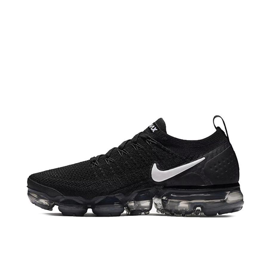 推荐商品：Nike Air VaporMax 2.0 跑鞋 飞线缓震耐磨舒适轻便防滑回弹网布透气复古百搭圆头 Black White 黑白