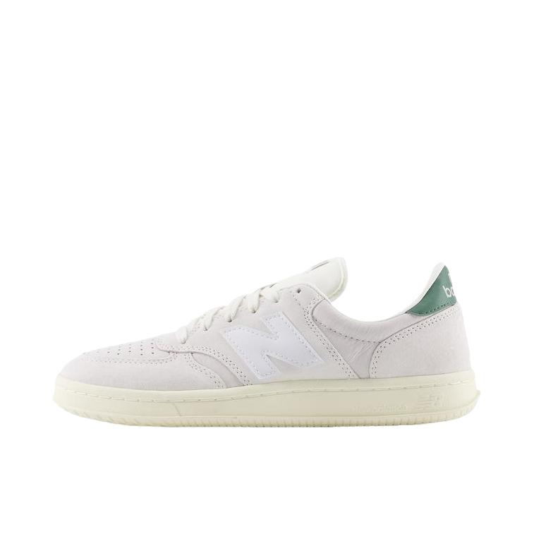 推荐商品：New Balance T500 防滑耐磨 舒适简约 复古 休闲百搭 板鞋 D宽/灰色/白色/绿色