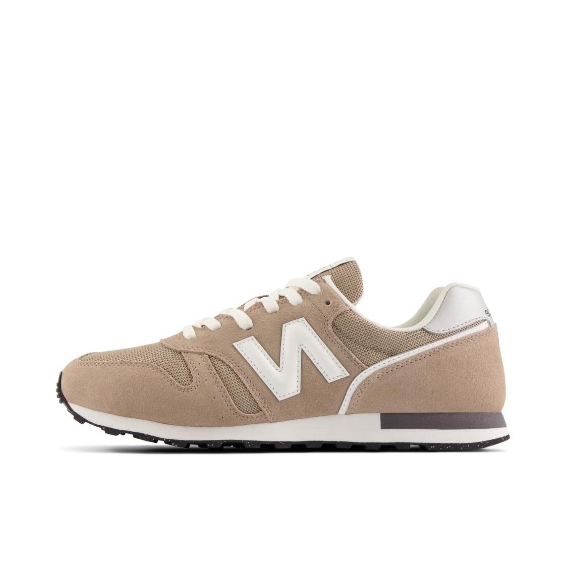 推荐商品：New Balance 373 V2 防滑 耐磨 减震 低帮 厚底 运动休闲鞋 棕色/白色