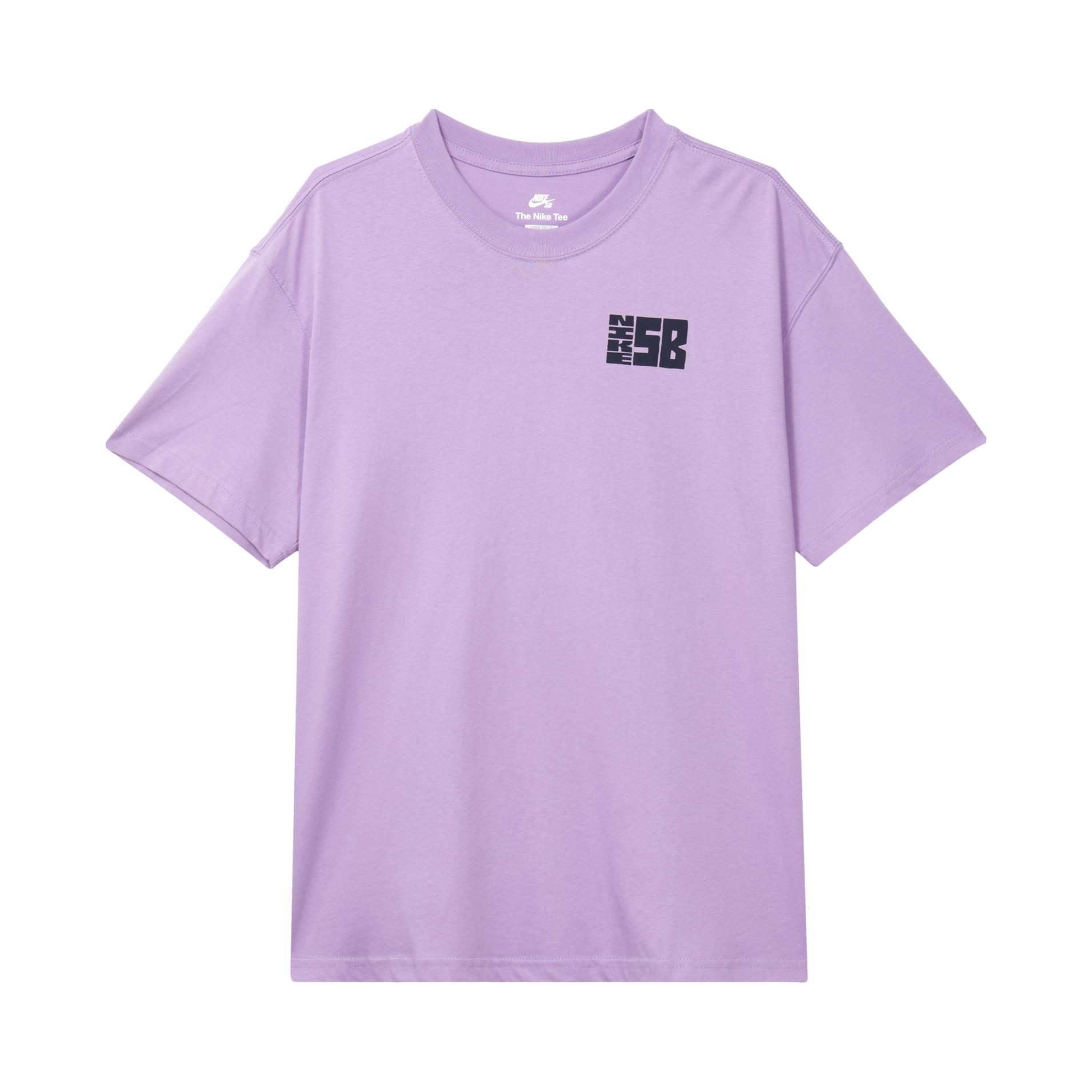 Nike SB 运动字母图案印花圆领短袖T恤 男女同款 DJ4873
