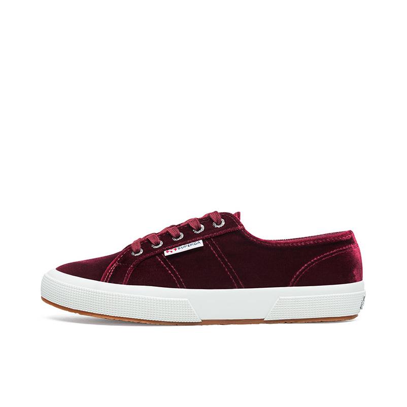 推荐商品：SUPERGA 圣佩伽丝 帆布鞋 S00AB50 酒红色