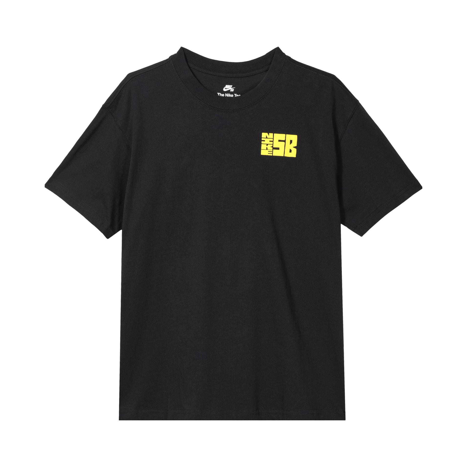 Nike SB 运动字母图案印花圆领短袖T恤 男女同款 DJ4873