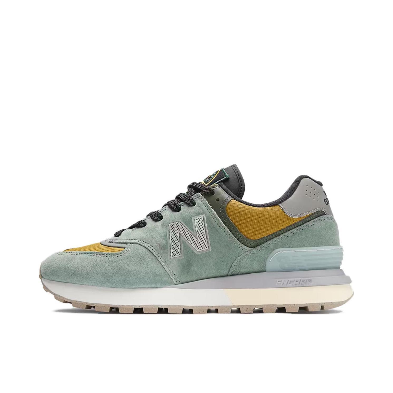 推荐商品：New Balance 574 运动休闲鞋 阿甘鞋 经典复古防滑耐磨缓震舒适透气时尚百搭轻便 STONE ISLAND联名/绿色/灰色