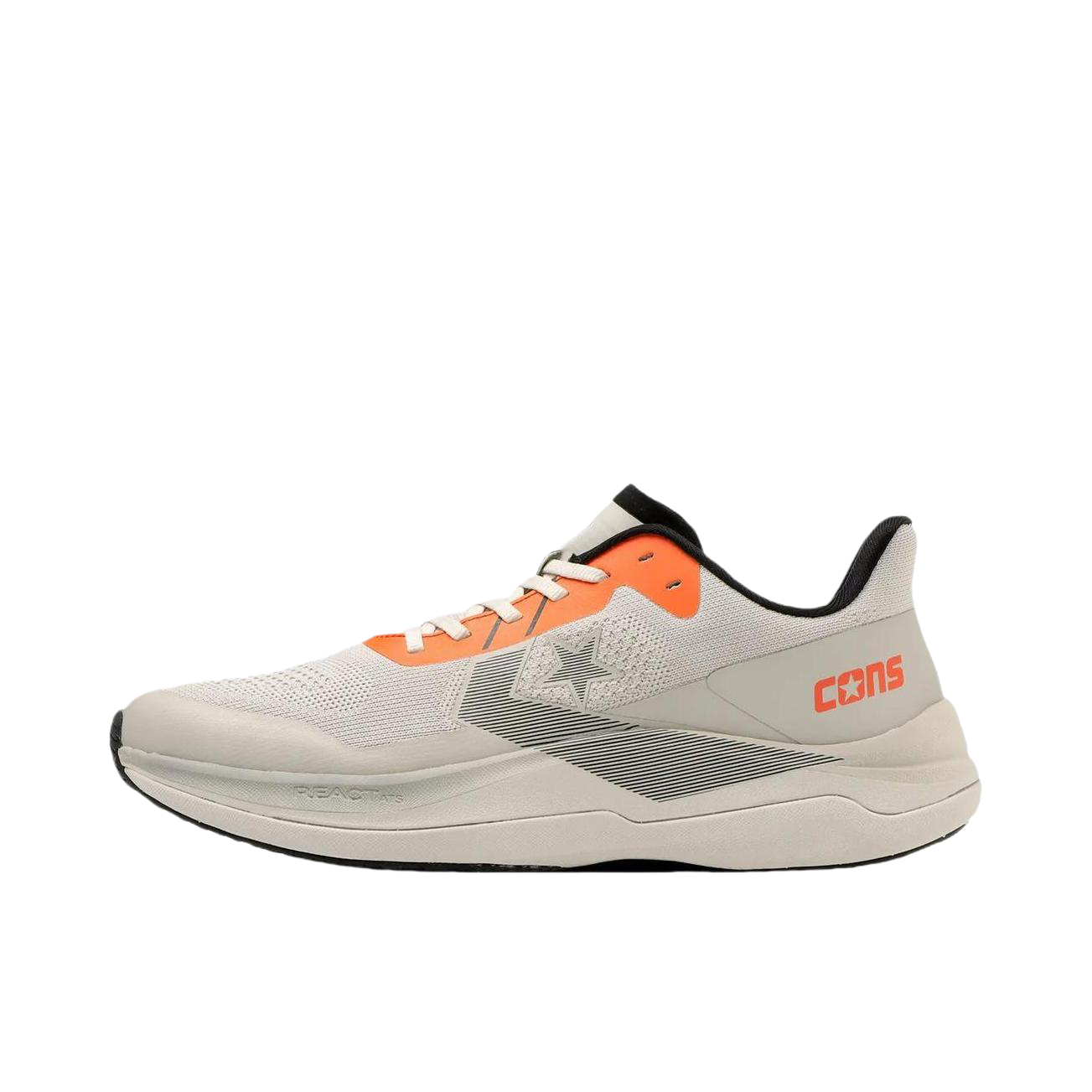 推荐商品：Converse/匡威 Cons Rundual 减震 低帮 耐磨 厚底 系带 跑鞋 日版/灰色/橙色  