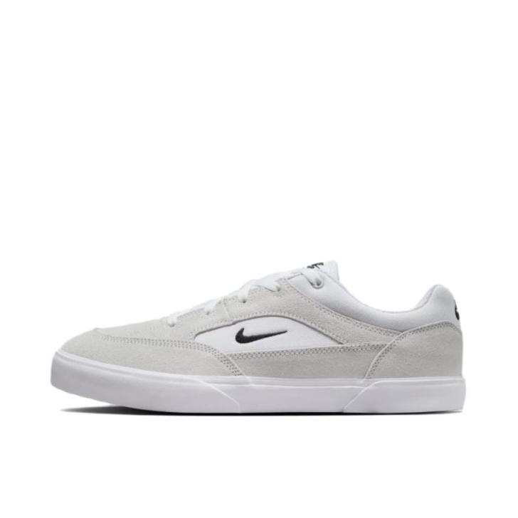 推荐商品：Nike SB Malor 滑板鞋 板鞋 薄底复古防滑耐磨缓震轻便 白色