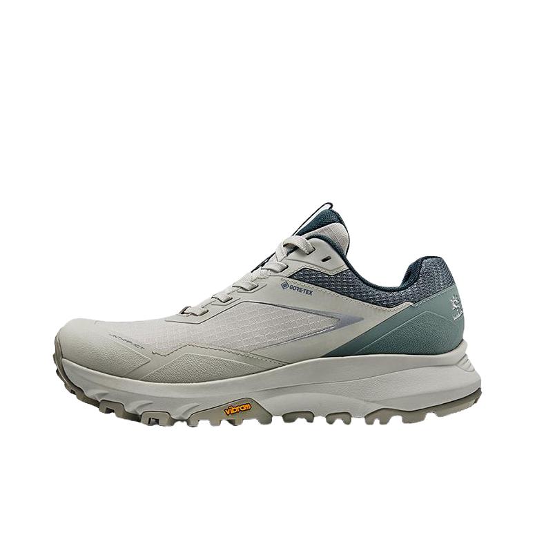 推荐商品：Kailas/凯乐石  括苍 GTX  防水耐磨 防滑减震 回弹止滑 网布透气 跑山型 抓地 百搭 运动  徒步鞋 登山鞋 女款/海月白/鹈鹕 