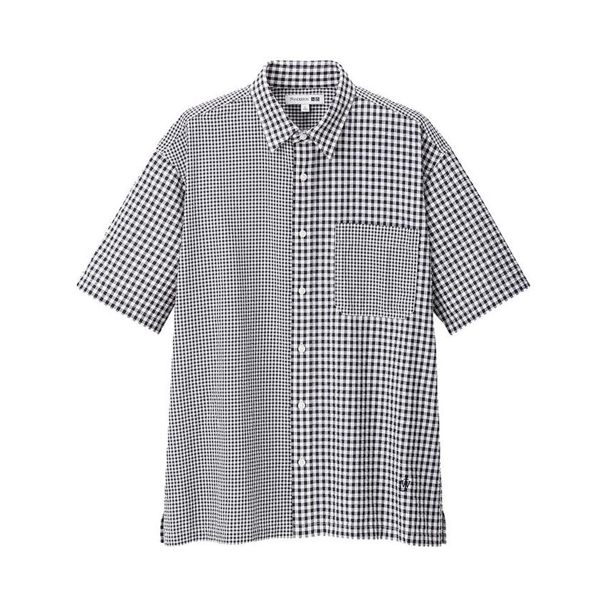 UNIQLO 泡泡纱格子衬衫(短袖) 427388