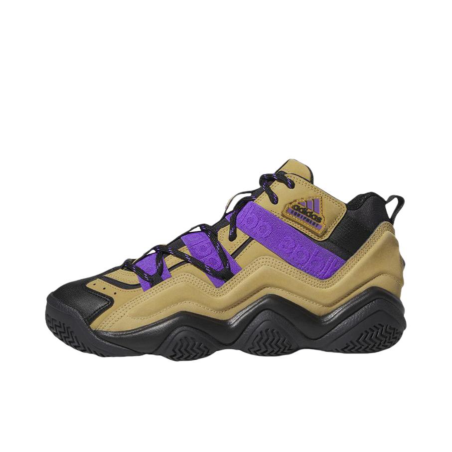 推荐商品：adidas Top Ten 2000 篮球鞋 潮流防滑耐磨复古舒适轻便缓震时尚透气 紫色/褐色