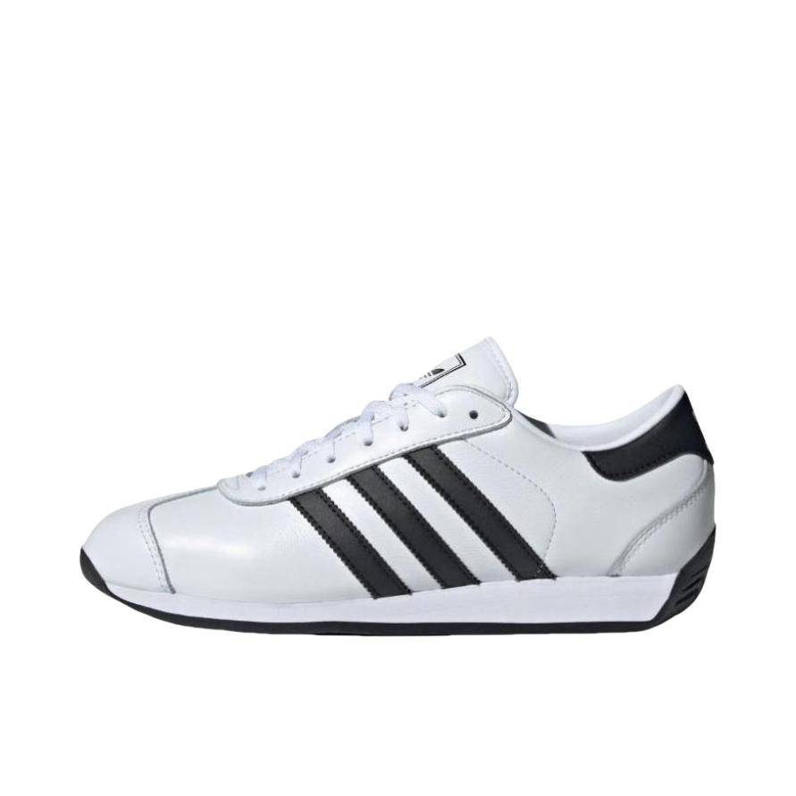 推荐商品：adidas Originals Country 2 防滑 低帮 坡跟 系带 跑鞋 白色/黑色