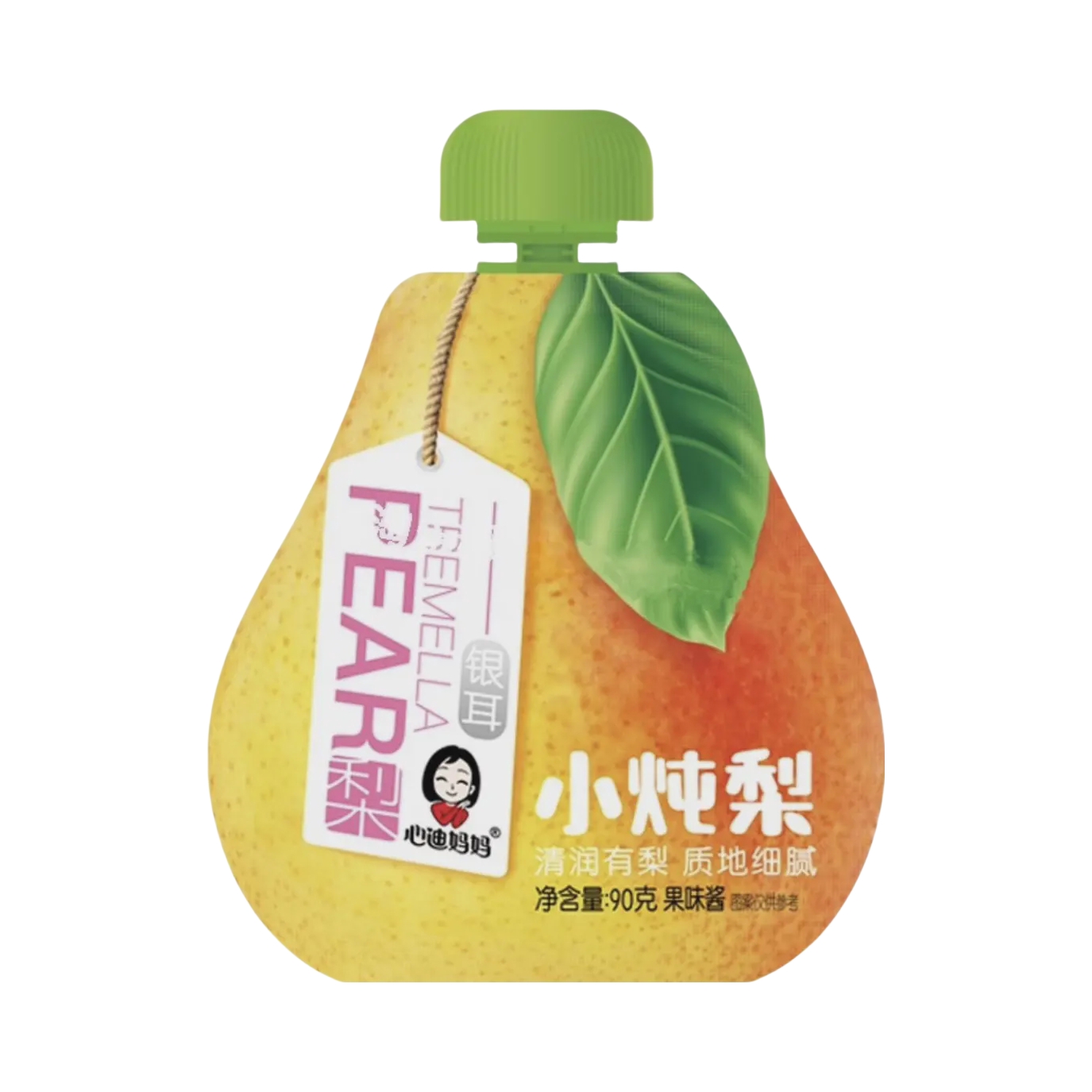 推荐商品：心迪妈妈 婴幼儿饮品冰糖银耳炖梨果泥清润枇杷酱吸吸袋零食