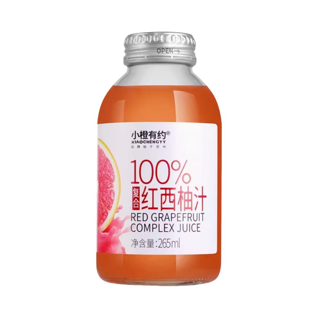 推荐商品：小橙有约 复合果汁 265ml 瓶装 红西柚