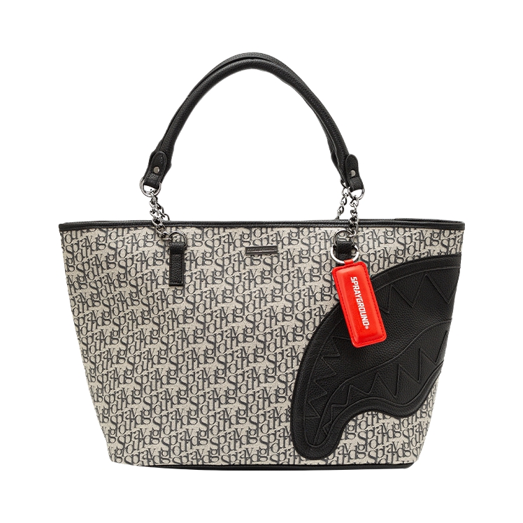 sprayground 简约时尚百搭大容量托特包手提包 深灰