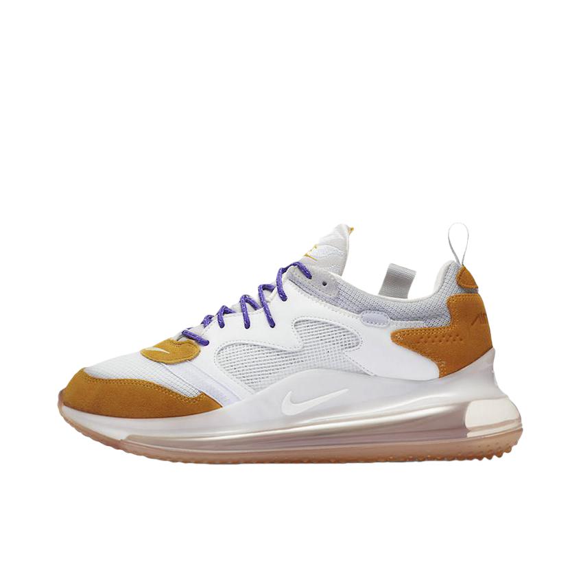 推荐商品：Nike Air Max 720 全掌气垫 缓震回弹 耐磨 舒适透气 轻便 复古 跑鞋 White/Brown OBJ联名/白粽