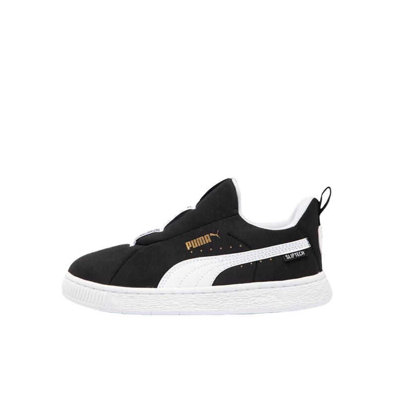 推荐商品：Puma/彪马 SUEDE JOYFLEX SLIPTECH OG 复古 休闲 板鞋儿童 小童/黑色/白色