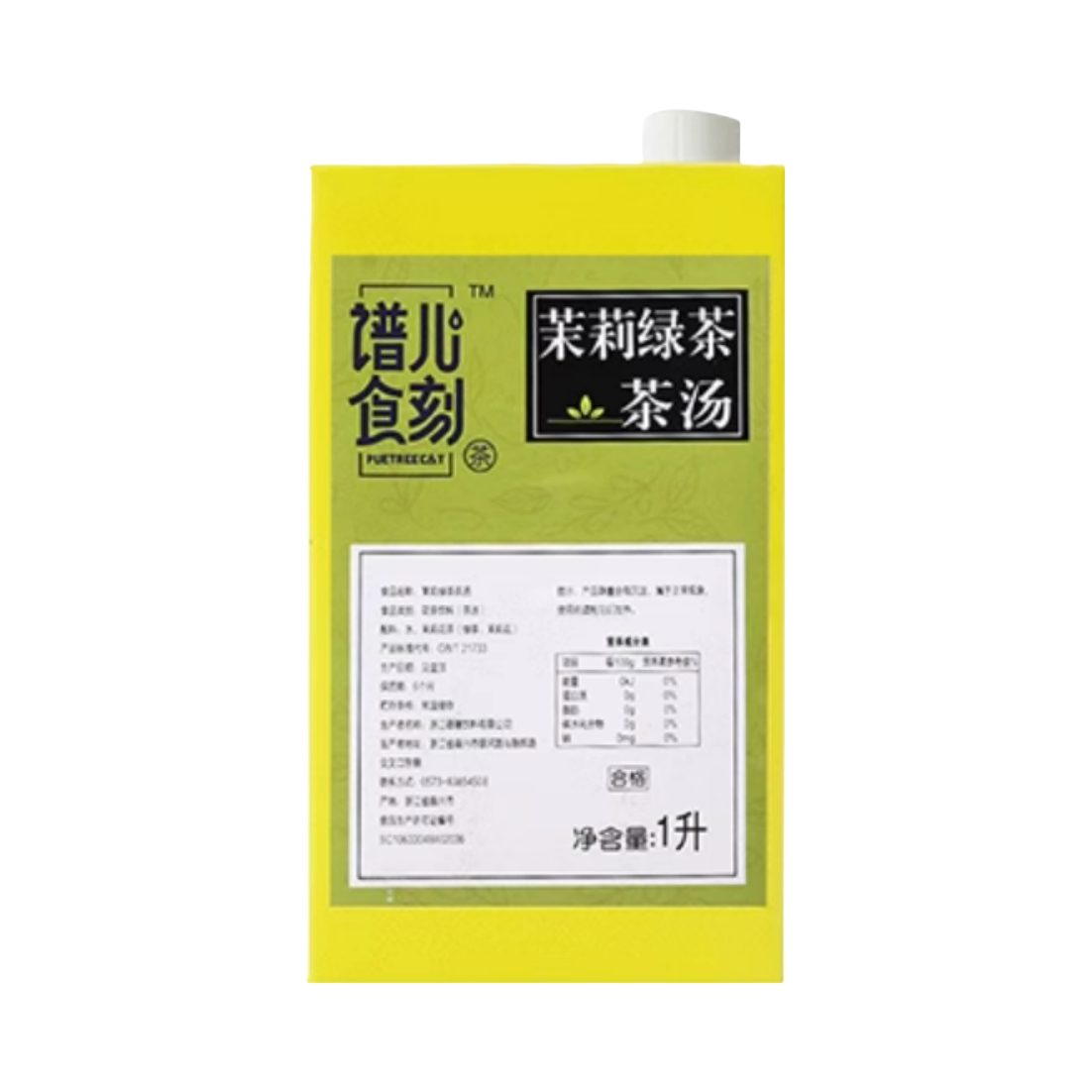 推荐商品：谱儿食刻 茶汤浓缩液 1L 盒装