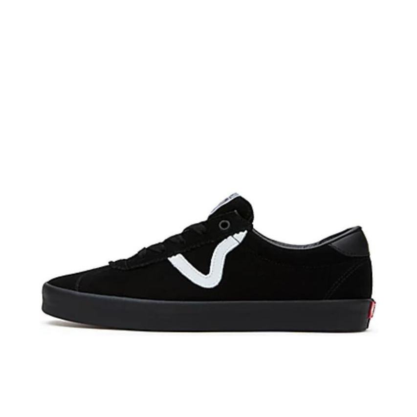 推荐商品：Vans/范斯 Epoch Sports 板鞋 翻毛皮复古简约减震防滑耐磨防水 正黑/白色
