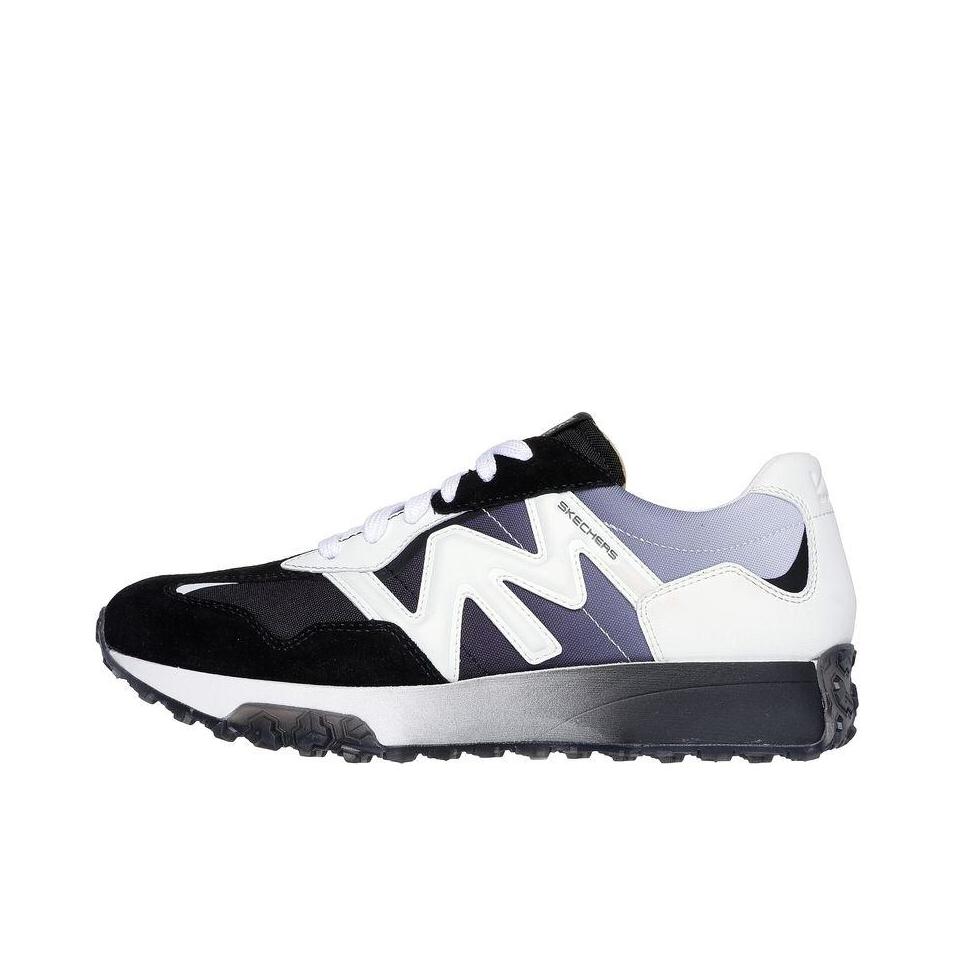 推荐商品：Skechers/斯凯奇 MARK NASON 轻便 防滑 缓震 增高 德训鞋 运动休闲鞋 177674 女款/黑色/白色