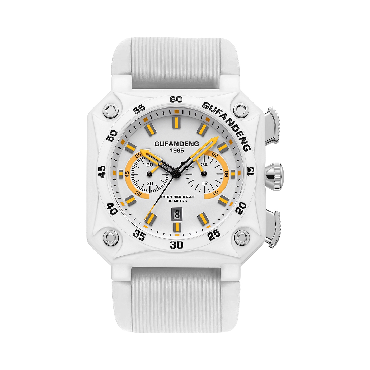 推荐商品：GUFANDENG/古梵登 小怪兽系列 黑武士户外时尚潮酷机能风黑暗之心石英男女同款手表