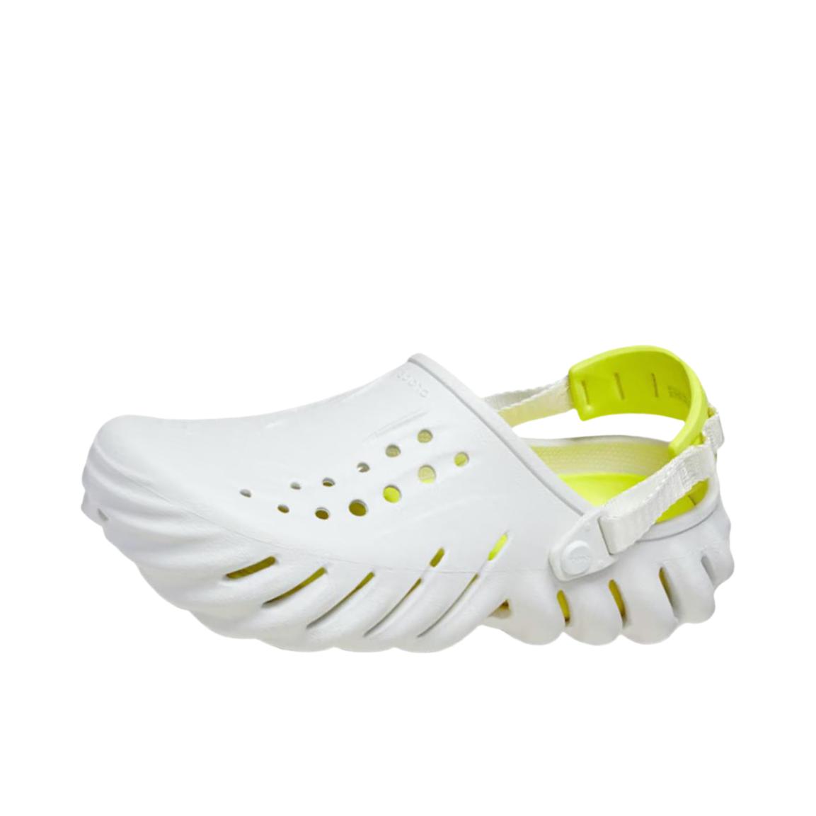 推荐商品：【檀健次同款】Crocs/卡骆驰 Echo Clog 波波 防滑包头 轻便舒适 一脚蹬 圆头 沙滩运动 涉水 缓震 洞洞鞋 凉鞋 月光灰
