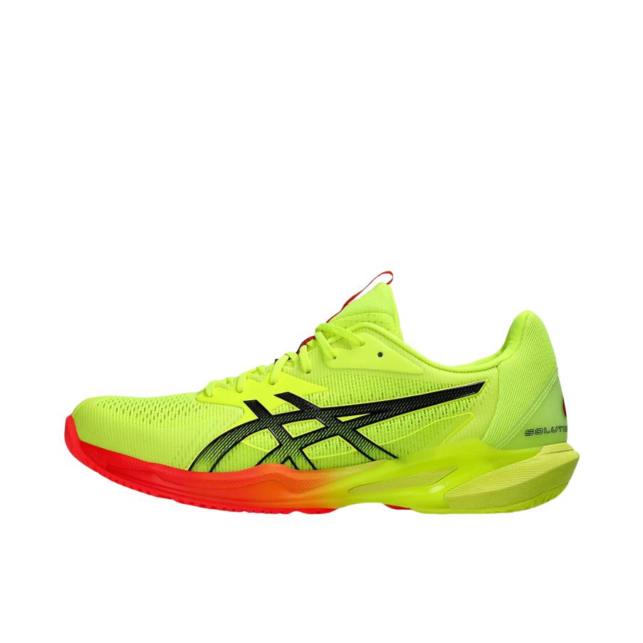 推荐商品：Asics/亚瑟士 Solution Speed FF 3 减震缓冲 灵活轻便 速度型 防水 网球鞋 男款/荧光黄/火红色