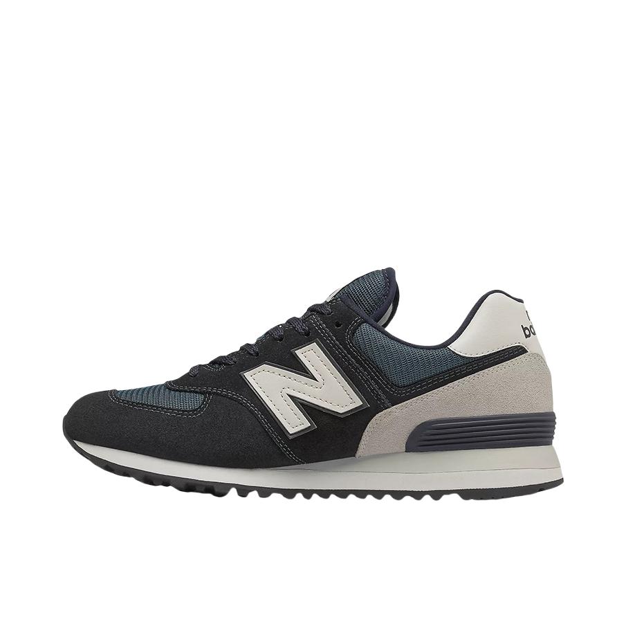 推荐商品：New Balance 574 运动休闲鞋 阿甘鞋 经典复古防滑耐磨缓震舒适透气时尚百搭轻便 黑色/蓝色/白色
