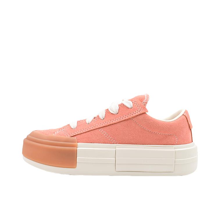 推荐商品：Converse/匡威 All Star Cruise 帆布鞋 增高舒适简约防滑耐磨低帮圆头支撑 白色/橙色