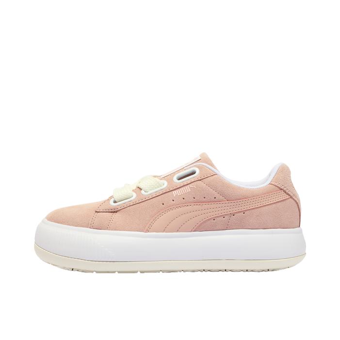 推荐商品：Puma/彪马 Suede Mayu Heart 运动休闲鞋 潮流复古防滑耐磨轻便透气 女款/玫瑰粉/白色