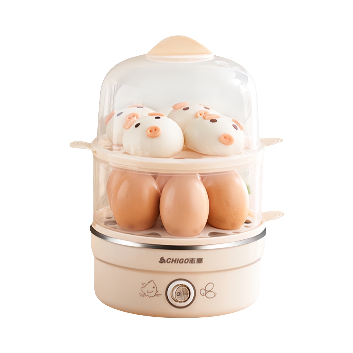 推荐商品：CHIGO/志高 煮蛋器 一键操作 口感可控 JHZDQ013