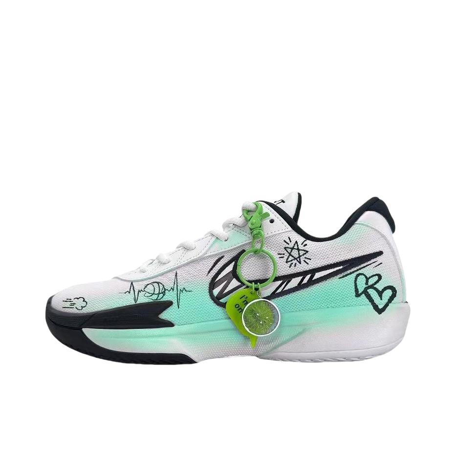 推荐商品：【定制球鞋】Nike Air Zoom G.T. Cut Academy 篮球鞋 减震防滑耐磨舒适百实战运动 薄荷柠檬/渐变绿