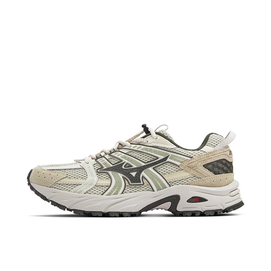 推荐商品：Mizuno/美津浓 FIYI TL 翻毛皮 低帮 慢跑 包裹性 合成革 运动休闲鞋 淡青灰/黑墨绿