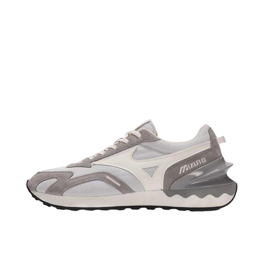 推荐商品：Mizuno/美津浓 LG 70s Elite 耐磨防滑 拼接 网布透气 复古百搭 阿甘鞋 跑鞋 白色/浅灰色