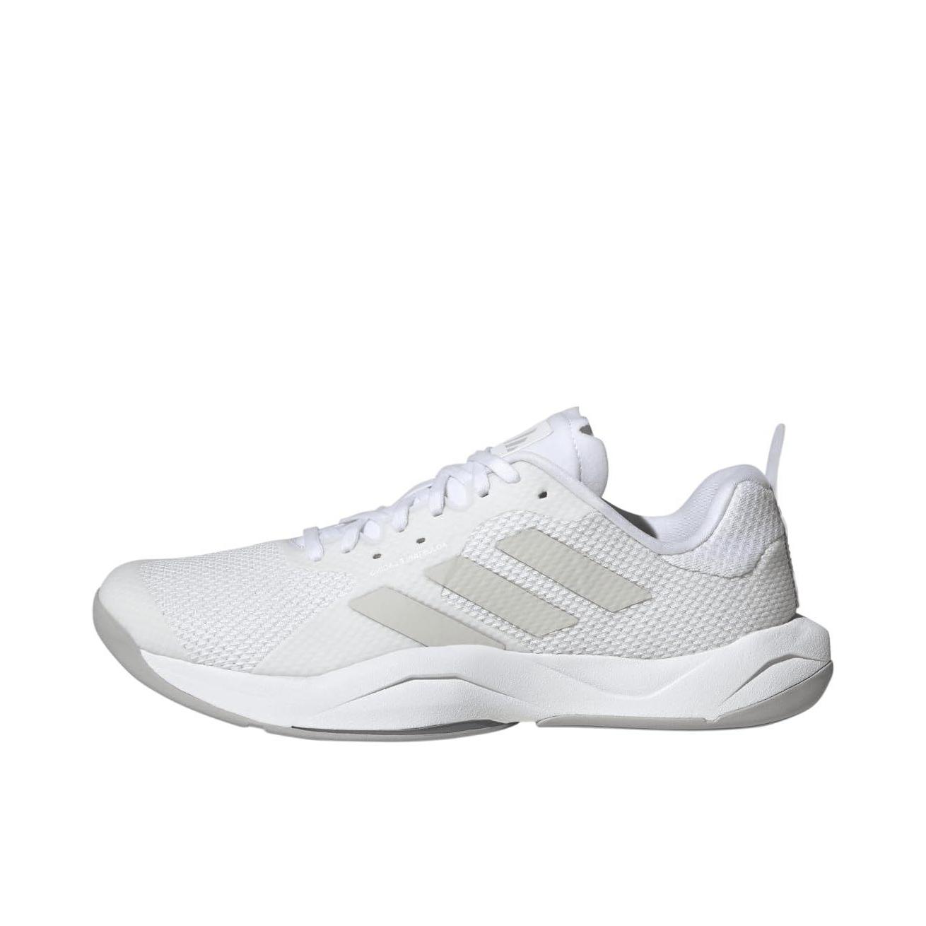 推荐商品：adidas Rapidmove adv Trainer 综合训练 耐磨防滑 舒适缓震 圆头 运动鞋 白色/灰色 