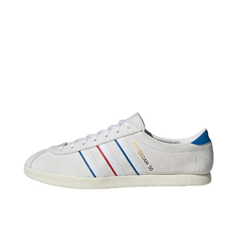 推荐商品：adidas Originals Rotterdam 00 防滑耐磨 舒适减震 时尚 复古百搭 板鞋 白色