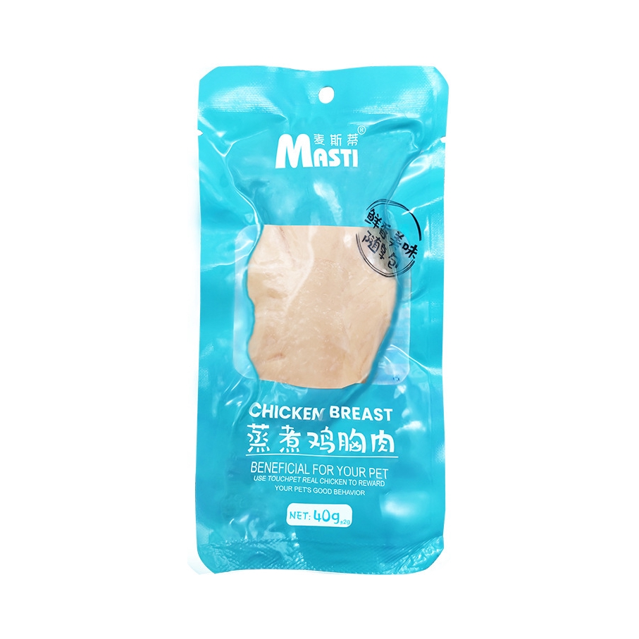 推荐商品：麦斯蒂 水煮鸡肉块系列猫狗通用湿粮包营养