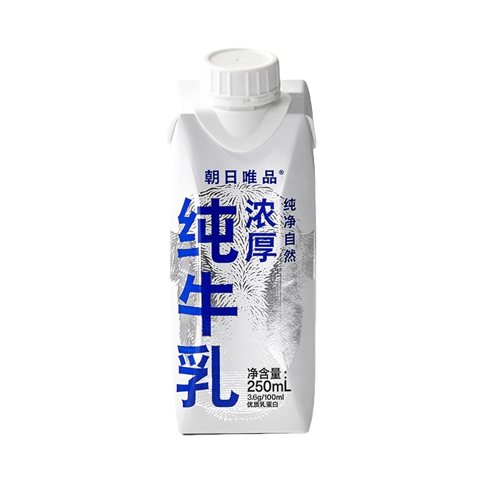 推荐商品：朝日唯品 梦幻盖纯牛乳 盒装