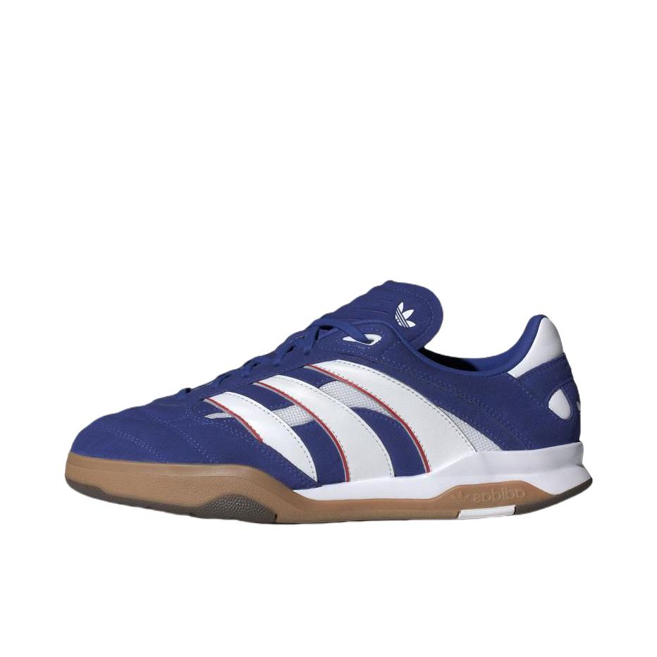 推荐商品：adidas Originals Predator Mundial 舒适防滑 耐磨透气 圆头 复古 运动休闲鞋 深蓝色/白色