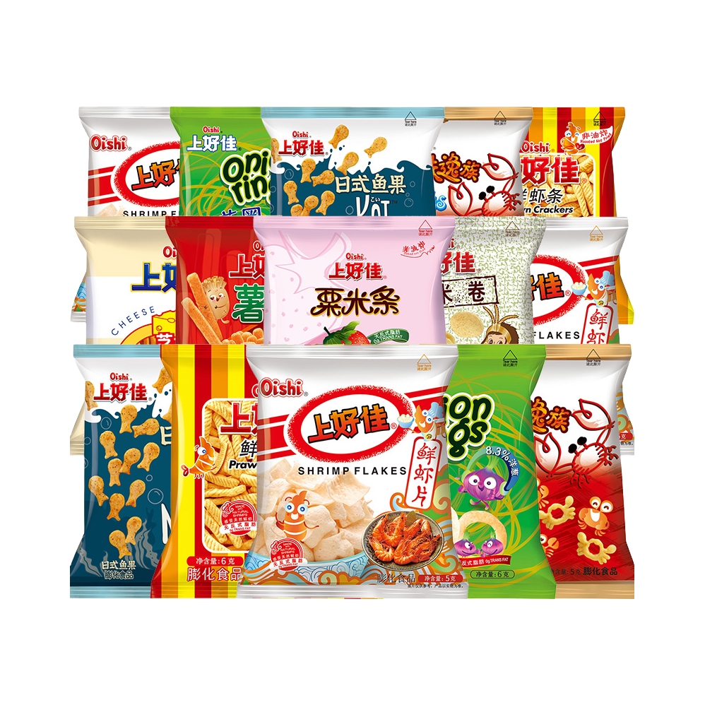 推荐商品：上好佳 膨化食品 多种组合