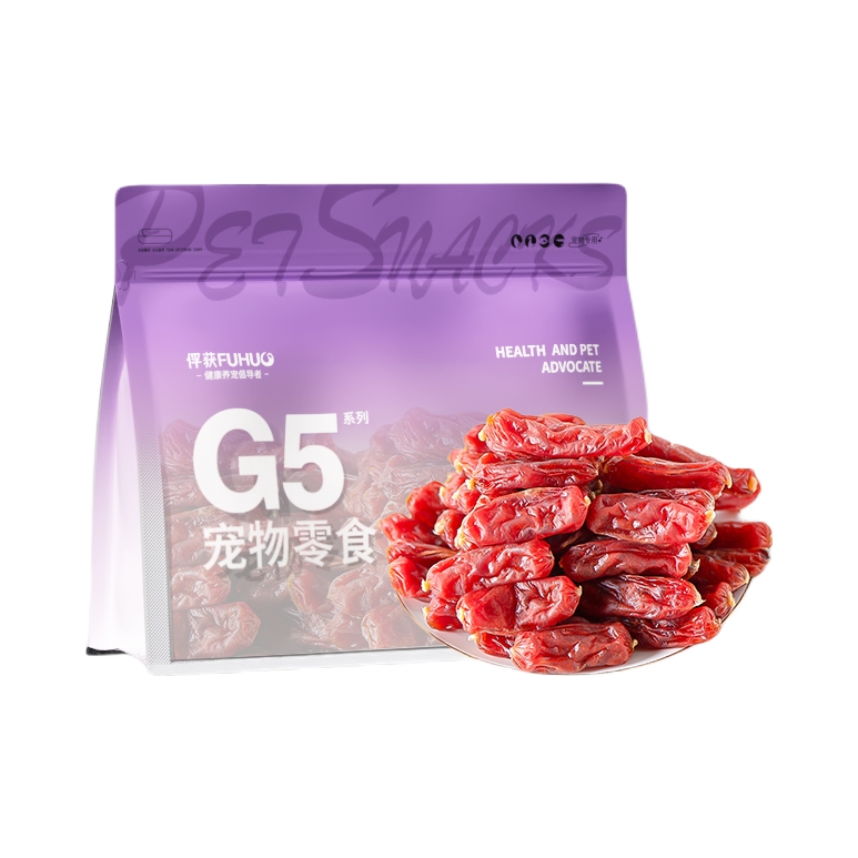 推荐商品：俘获 G5鸭肉水晶肠狗狗零食营养增肥训练奖励