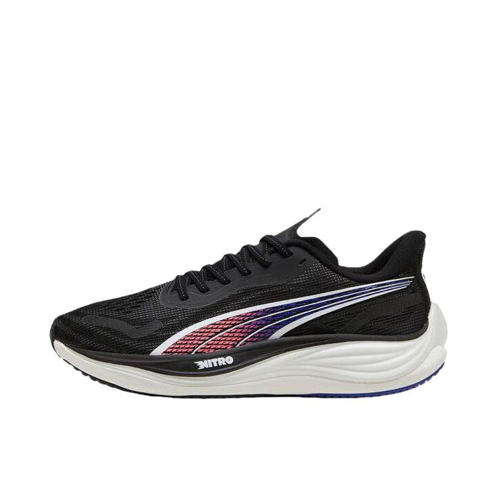推荐商品：Puma/彪马 Velocity Nitro 3 彪速3 氮气科技 回弹 轻便缓震 跑鞋 黑色/日落红/青金岩蓝