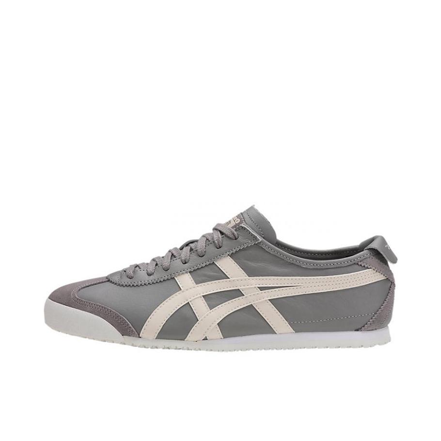 推荐商品：Onitsuka Tiger Mexico 66 德训鞋 运动休闲鞋 复古轻便透气舒适百搭防滑 Aluminum Birch 灰色奶白