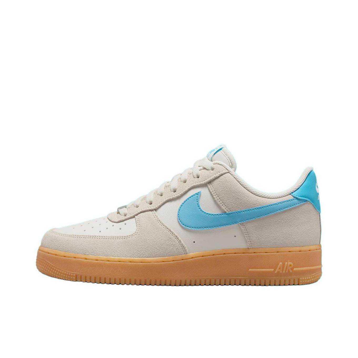 推荐商品：Nike Air Force 1 空军一号 板鞋 轻便舒适百搭耐磨防滑复古 幻影灰/蓝色