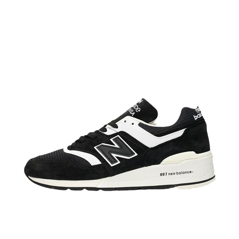 推荐商品：New Balance 997 时尚复古 防滑耐磨 透气舒适 运动休闲鞋 黑白