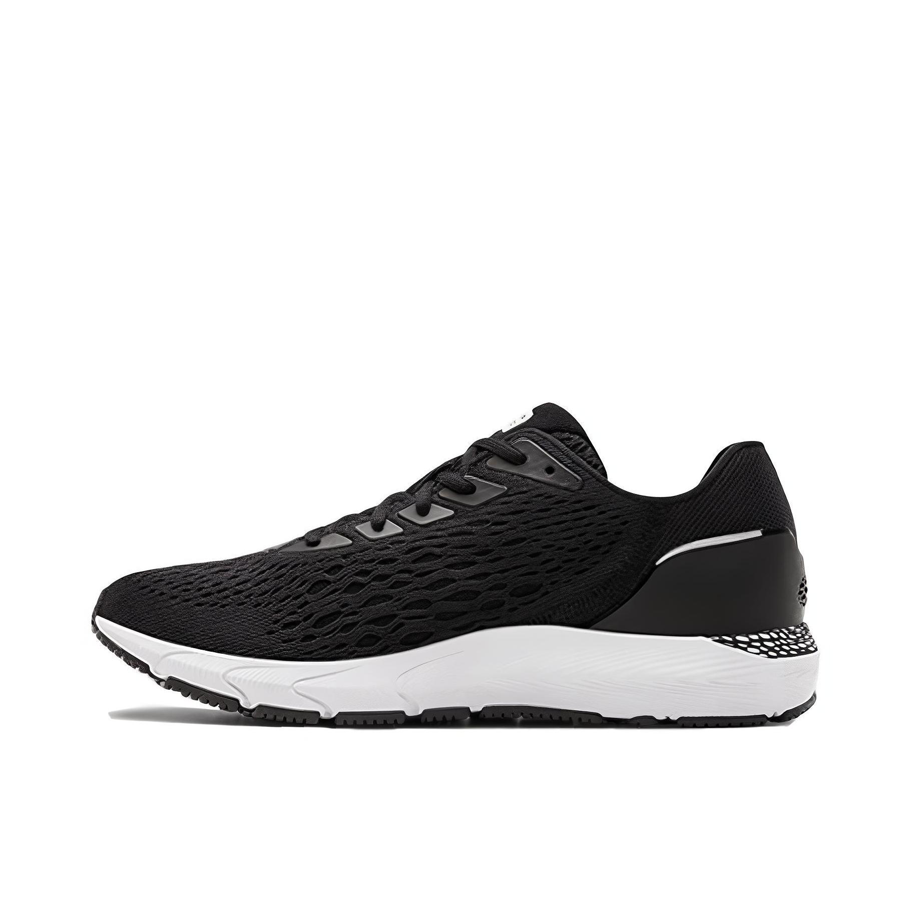 推荐商品：Under Armour/安德玛 HOVR Sonic 3 健身训练 防滑耐磨 减震回弹 轻盈透气 休闲 跑鞋 Black/White 黑白